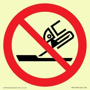 Prohibition: Do not use for face grinding